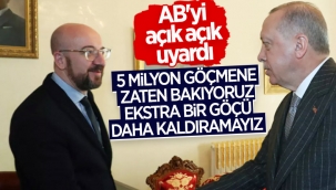 Cumhurbaşkanı Erdoğan, AB Konseyi Başkanı Michel ile görüştü