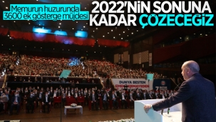 Cumhurbaşkanı Erdoğan'dan 3600 ek gösterge müjdesi