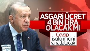 Cumhurbaşkanı Erdoğan'a asgari ücret soruldu