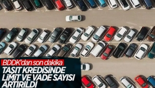 Otomotivde taksit limitleri ve kredi vadelerinde değişiklik 