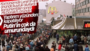 McDonald's Rusya'daki restoranlarını kapatıyor 