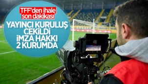 TFF: Yayın hakkı sözleşmesinde imza hakkı Saran ve TRT'ye geçti 