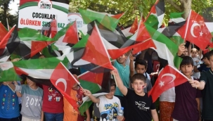 Malatyalı çocuklardan Filistinli çocuklara destek