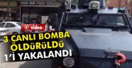 3'ü ölü, 4 hain canlı bomba ele geçirildi