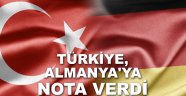  Türkiye, Almanya'ya nota verdi