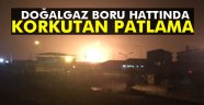 AĞRI DA doğalgaz boru hattında patlama