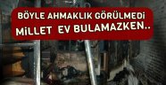 Ailesiyle tartıştı evi yaktı