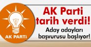 AK Parti'nin aday adayları için başvurular 31 Ağustos'ta başlıyor