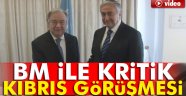 Akıncı, BM Genel Sekreteri Antonio Guterres ile bir araya geldi