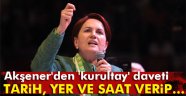 Akşener'den 'kurultay' daveti