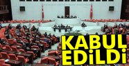 Anayasa değişiklik teklifinin 8. maddesi kabul edildi