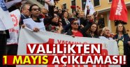 Ankara Valiliğinden '1 Mayıs' açıklaması