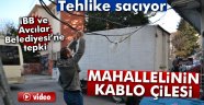 Avcılar'da mahallelinin kablo çilesi