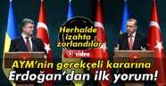 AYM'nin gerekçeli kararına Erdoğan'dan ilk yorum