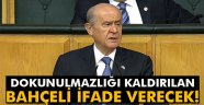 Bahçeli ifade verecek