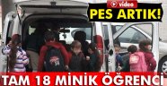 Balık istifi öğrenci servisi pes dedirtti