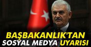 Başbakanlık'tan sosyal medya uyarısı