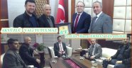 Başkan AKYÜZLÜ den TUTULMAZ ile ERMAN a Ziyaret