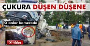 Başkent'te çukura düşen düşene