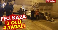 Bayburt'ta trafik kazası: 3 ölü, 4 yaralı