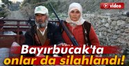 Bayırbucak'ta Türkmen kadınları da silahlandı