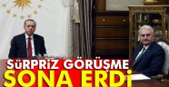 Beştepe'deki sürpriz görüşme sona erdi