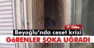 Beyoğlu'nda apartmanda ceset şoku