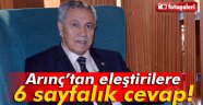 Bülent Arınç'tan eleştirilere 6 sayfalık cevap