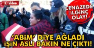 Cenaze töreninde ilginç olay