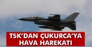 Çukurca'ya hava harekatı