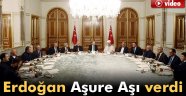 Cumhurbaşkanı Erdoğan Aşure Aşı verdi