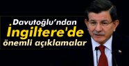 Davutoğlu, İngiltere'de konuştu