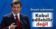 Davutoğlu'ndan önemli açıklamalar