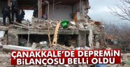 Depremin bilançosu belli oldu