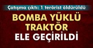 Diyarbakır'da bomba yüklü traktör ele geçirildi