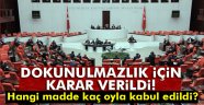 Dokunulmazlık teklifi Meclis'ten geçti