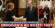 Erdoğan, ABD'li ünlü oyuncu Lindsay Lohan'ı kabul etti