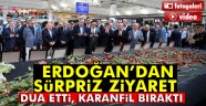 Erdoğan saldırının olduğu yerde incelemelerde bulundu