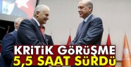 Erdoğan-Yıldırım görüşmesi sona erdi