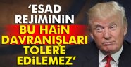 Esad rejiminin bu hain davranışları tolere edilemez