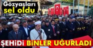 Fırat Kalkanı şehidini binler uğurladı