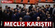 Genel Kurulda milletvekilleri arasında tartışma