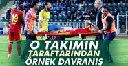 Giresunspor taraftarından örnek davranış