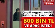 Gölcük'te rehine krizi bitti! Soyguncu vuruldu, rehineler kurtarıldı