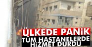 Halep'te hastanelerde hizmet verilemiyor