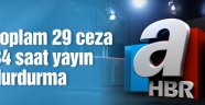 İLAHİ ADALET / A Haber'e 29 ceza 34 saat yayın durdurma