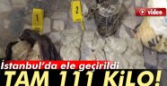 İstanbul'da 111 kilogram patlayıcı ele geçirildi