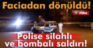 İzmir'de polise silahlı ve bombalı saldırı