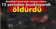 Kaçırmak istediği genç kız tarafından bıçaklandı