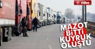 Kapıkule'de indirimli 'mazot' bitti, TIR geçişleri durdu